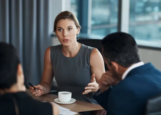People in conference room